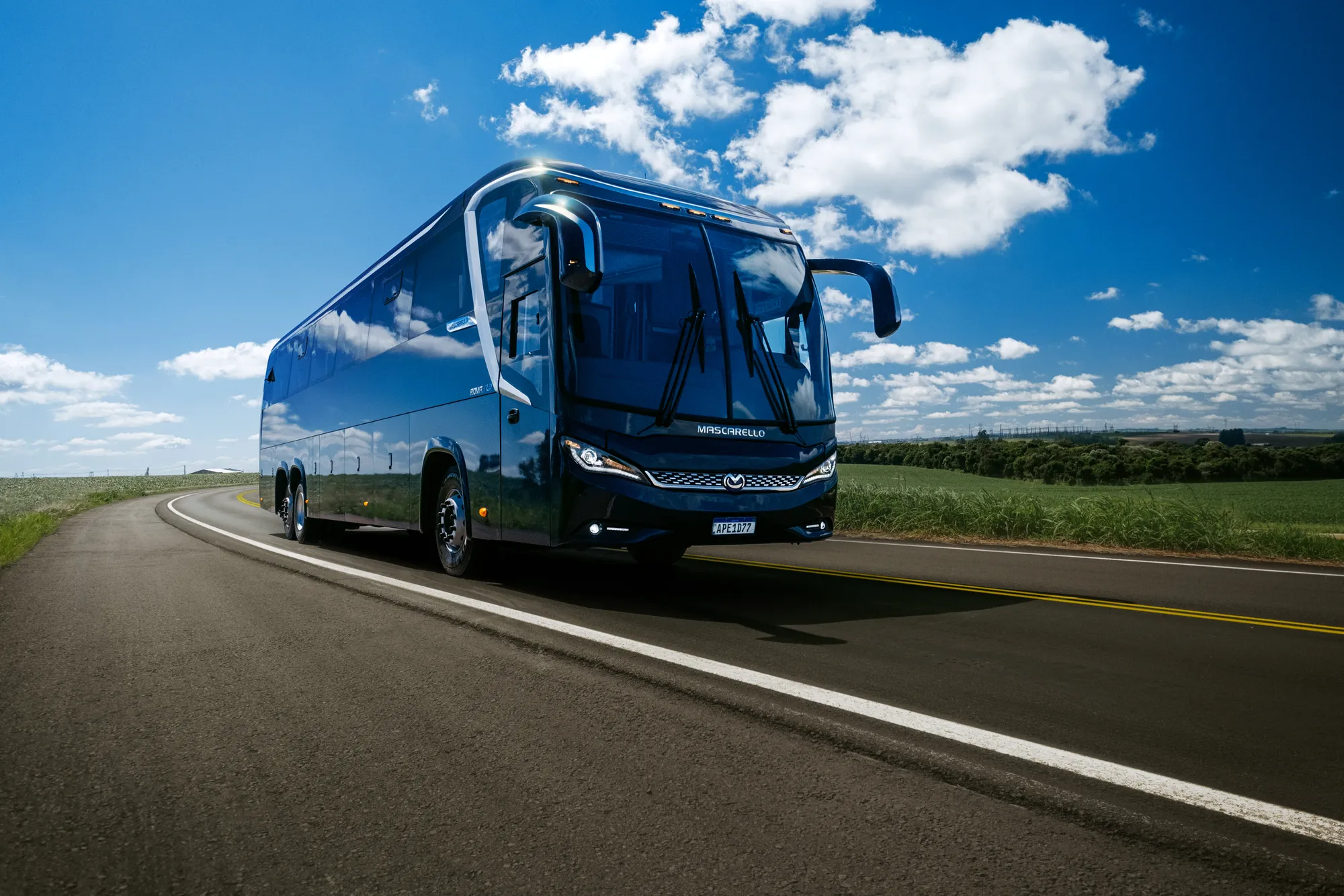 Mascarello: ônibus em locações externas: Fotografia publicitária, foto 7 de 17