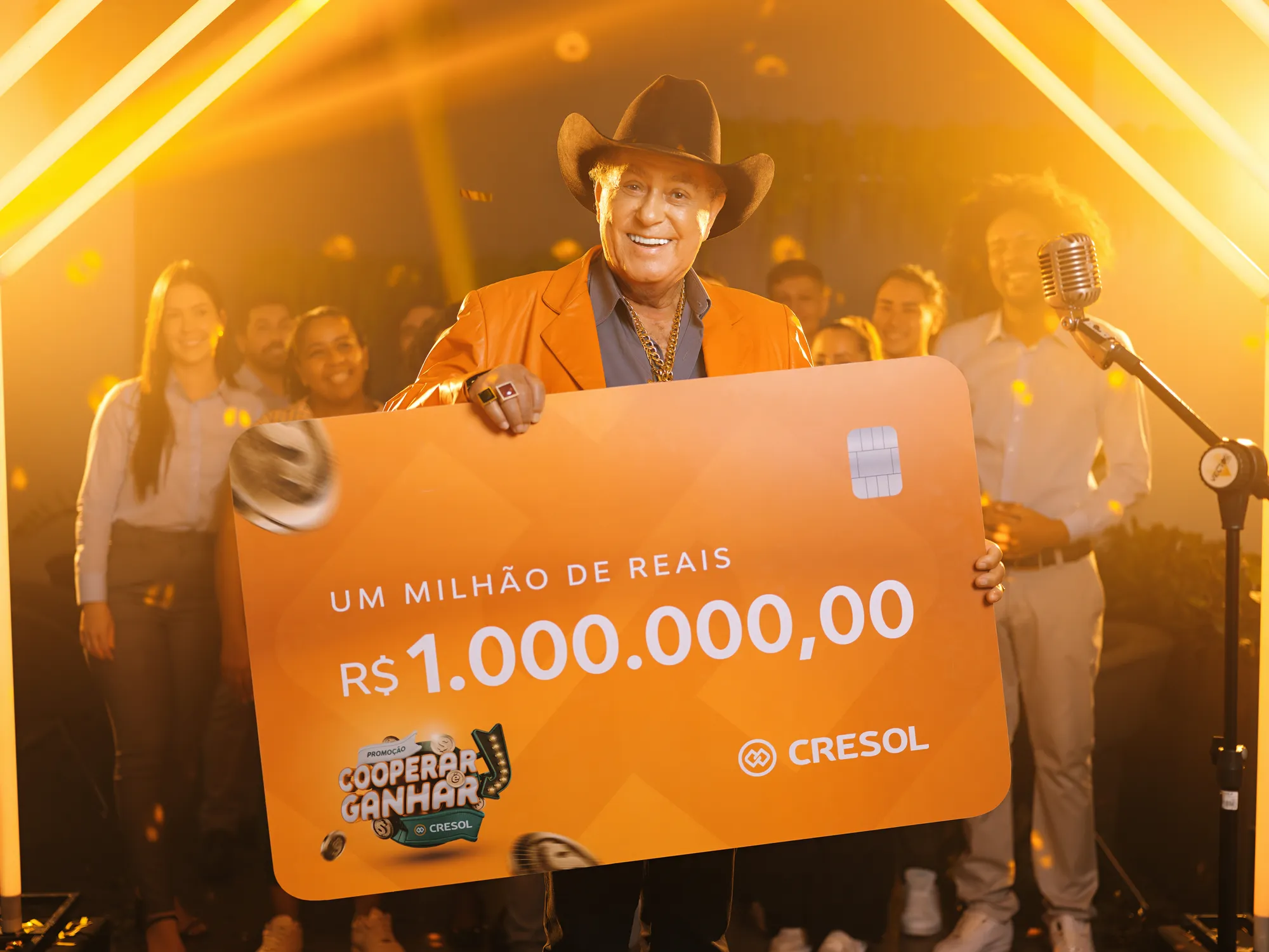 Cresol: produção com Milionário: Campanha publicitária, foto 2 de 5